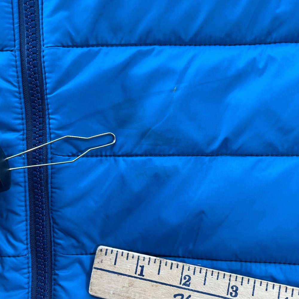Swiss Tech Mens Puffer Vest Blue Quilted Full Zip Sleeveless Jacket SM40604Y M - Picture 2 of 8